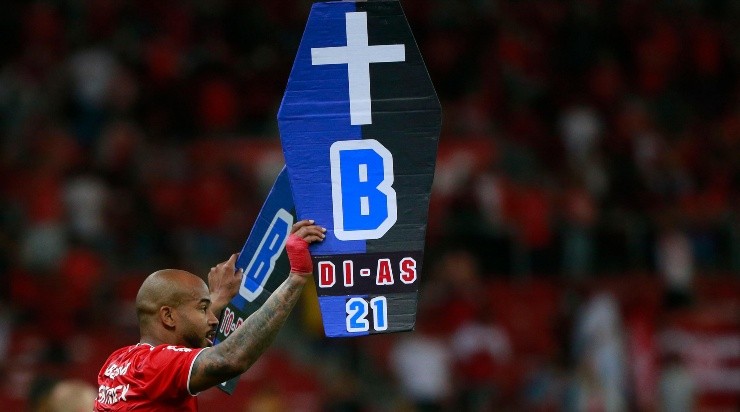 Provocação de Patrick à possível queda do Grêmio (Foto: Getty Images)