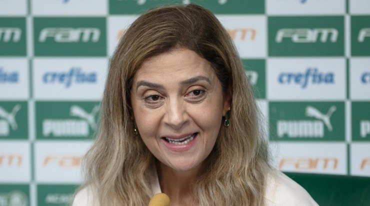 Leila Pereira, presidente do Palmeiras (Foto: Ettore Chiereguini/AGIF)