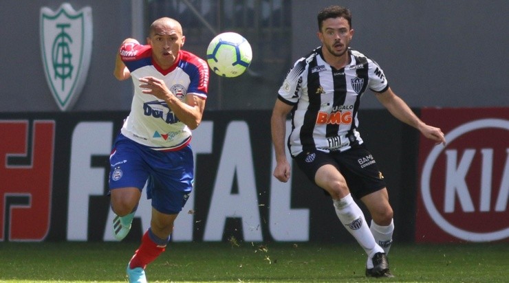 Lucas Hernández, em campo pelo Atlético-MG (Foto: Fernando Moreno/AGIF)