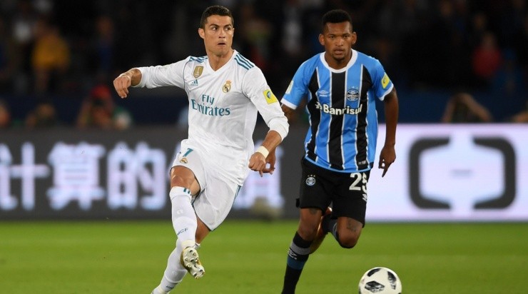 Jaílson marca Cristiano Ronaldo na decisão do Mundial de Clubes (Foto: Getty Images)