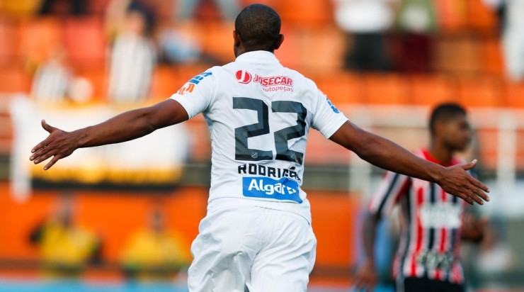 Rodrigão, atacante do Santos (Foto: Getty Images)