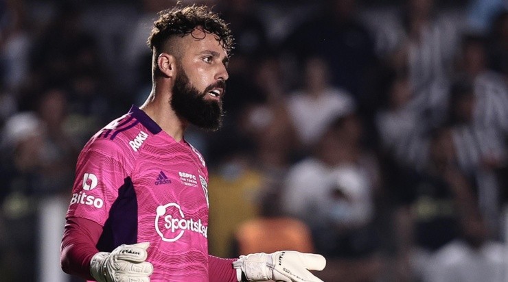 Jandrei, goleiro do São Paulo (Foto: Ettore Chiereguini/AGIF)