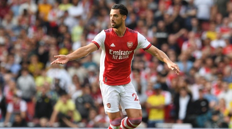 Pablo Marí, em campo pelo Arsenal (Foto: Getty Images)