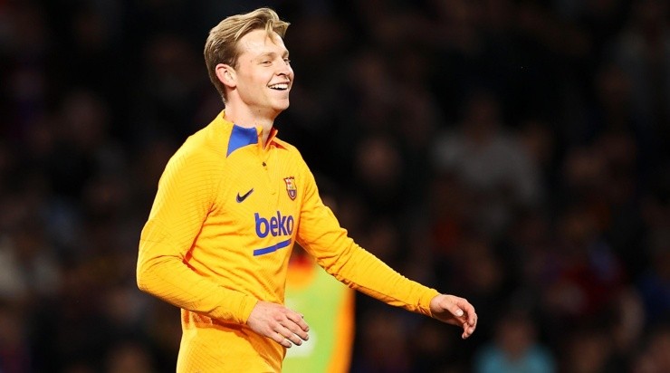 Frenkie de Jong, em campo pelo Barcelona (Foto: Getty Images)