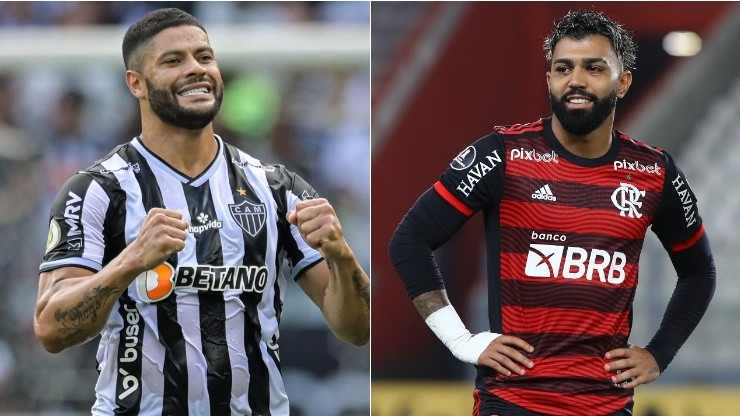 Atlético-MG e Flamengo se enfrentam nesta quarta-feira (Foto: Getty Images)