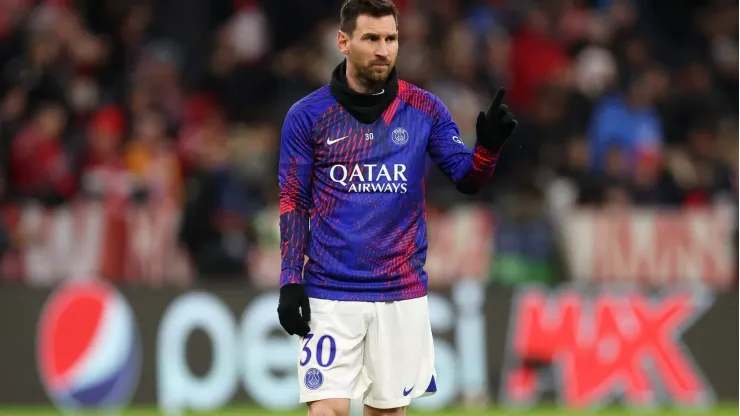 Lionel Messi jogador do PSG. (Photo by Alex Grimm/Getty Images)
