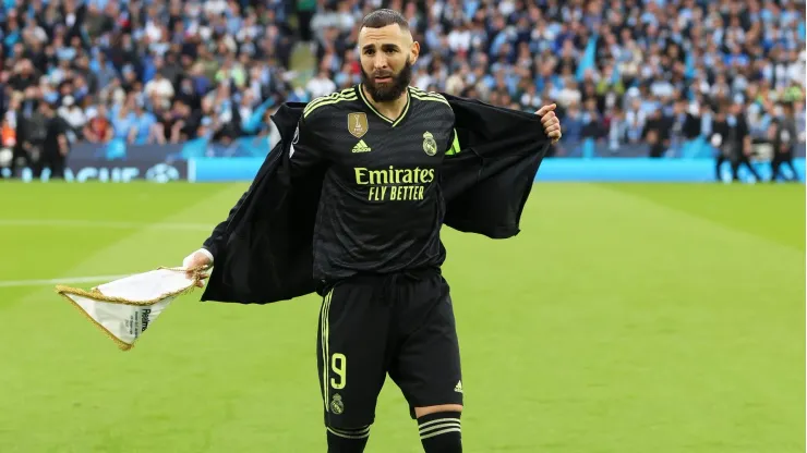 Benzema jogador do Real Madrid. (Photo by Clive Brunskill/Getty Images)
