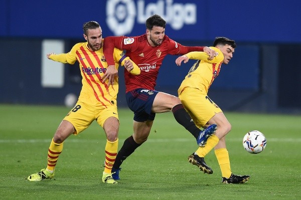 C.A. Osasuna v FC Barcelona - La Liga Santander
