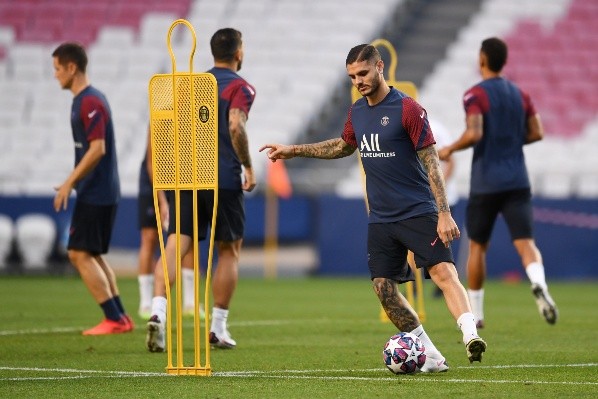 Sessão de treino do Paris Saint-Germain - Liga dos Campeões da UEFA
