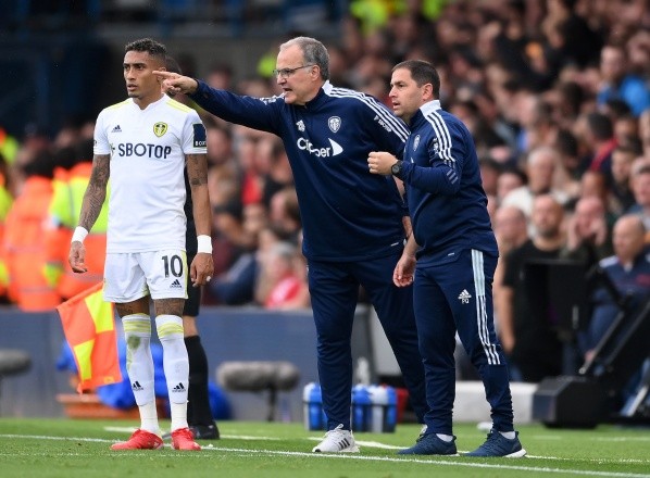 Raphinha and Marcelo Bielsa