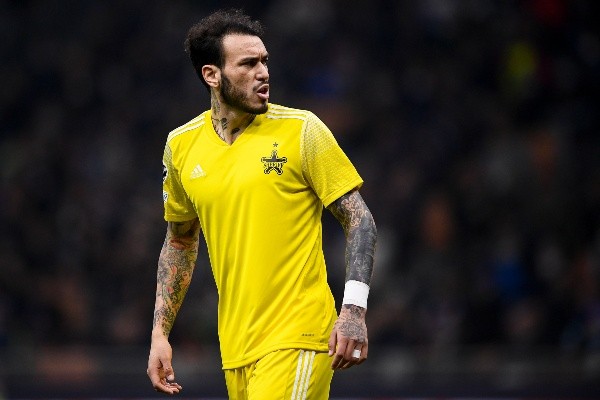 Gustavo Dulanto of FC Sheriff Tiraspol looks on during the...