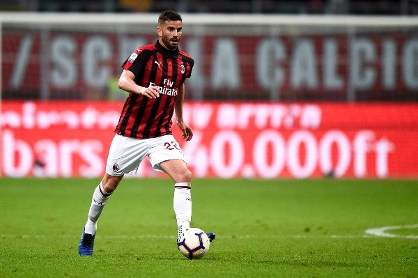 Mateo Musacchio of AC Milan in action during the Coppa...