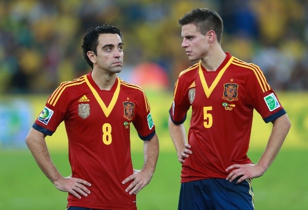 Xavi and Azpilicueta