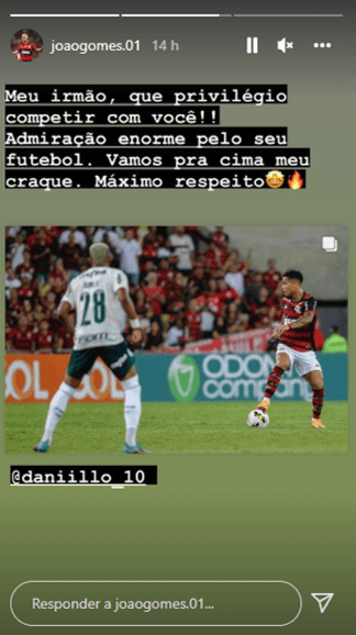 João Gomes, em seu Instagram (Foto: Reprodução)